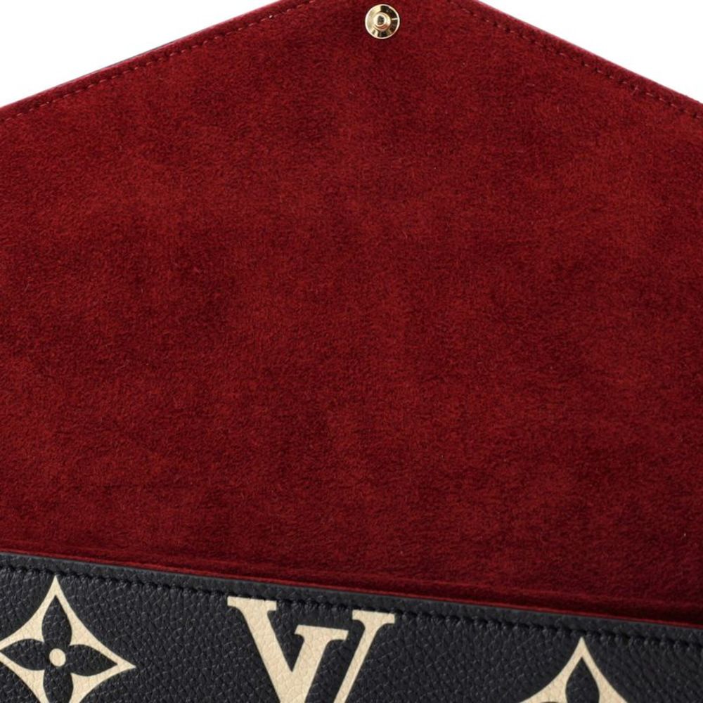 Louis Vuitton Felicie Pochette Bicolor Monogram Empreinte Giant Black - Picture 7 of 9